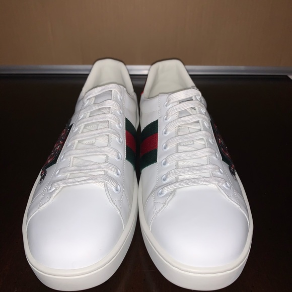Men’s Gucci ace embroidered sneakers - Picture 4 of 5